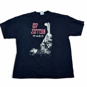 Led Zeppelin The Hermit Graphic T-Shirt Mens XL Black 2001 Myth Gem Band Tee